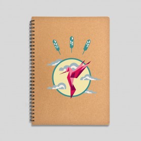 Hummingbird notebook Mountain fox notebook